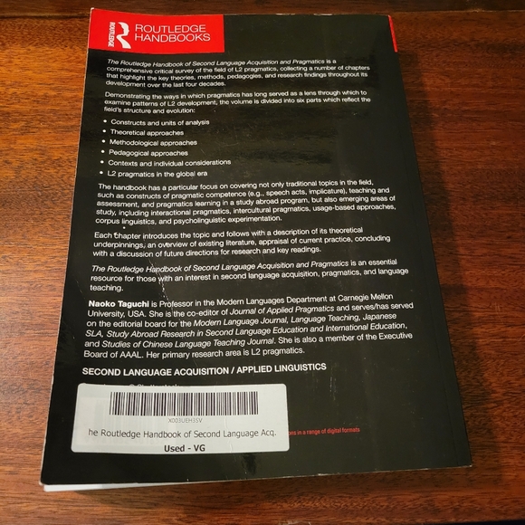 The Routledge Handbook of Second Language Acquisition & Pragmatics Naoko Taguchi - Picture 3 of 5